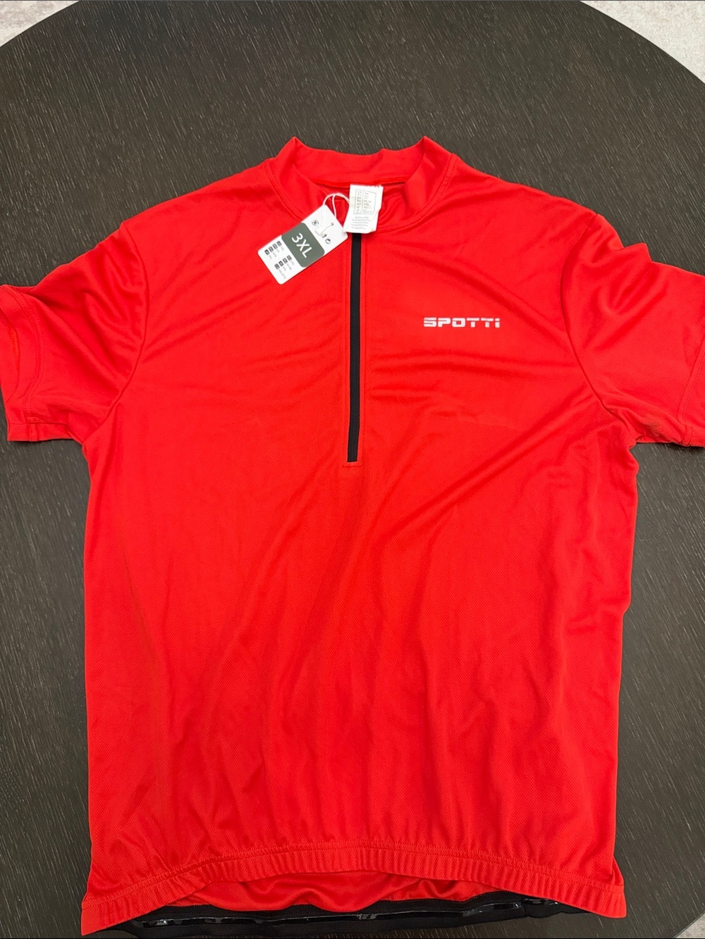 Men's Red Short-Sleeve Performance Shirt